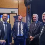 Zástupcovia Karpatského euroregiónu spolu s primátorom Levoče Miroslavom Vilkovským a viceprimátorom Bardejova - Petrom Petrušom